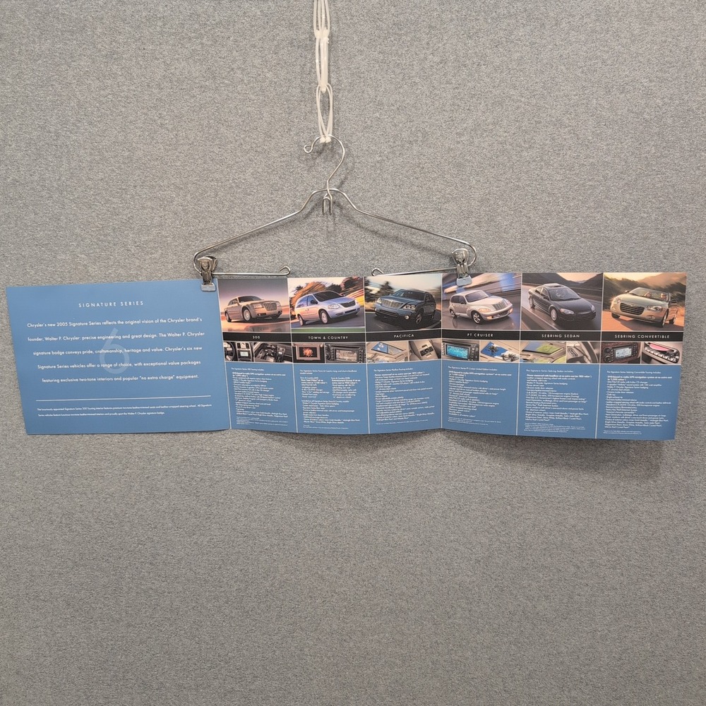2005 Chrysler Signature Series Brochure 300 Town Country Pacifica PT Cruiser - Picture 3 of 3